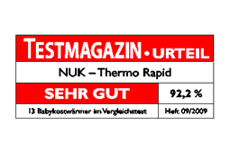 [Translate to South Africa:] Germany 2009: Very Good – NUK Baby Food Warmer  Thermo Rapid