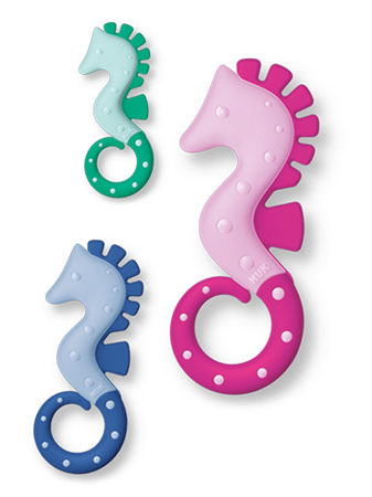 [Translate to South Africa:] teething ring seahorse