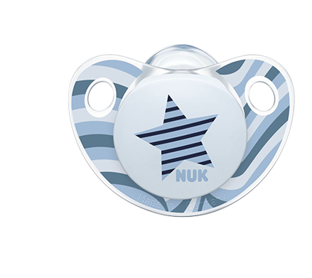 [Translate to South Africa:] NUK Trendline pacifier with flat button